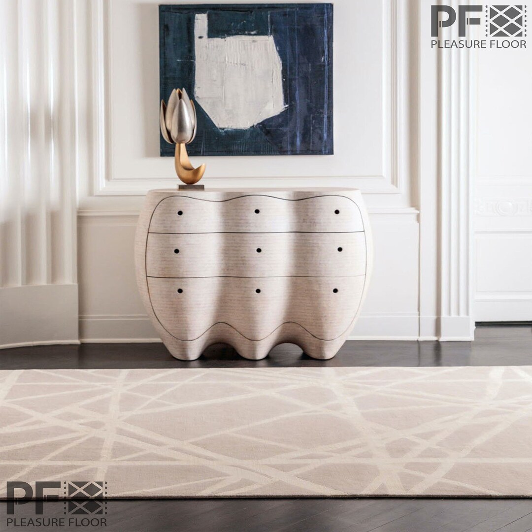 Modern Rug Handmade Designer Rug Custom Carpet Contemporary Etsy