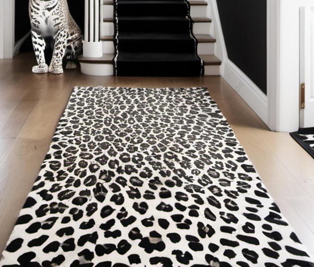 Leopard Wool Rug Hand-tufted Wool Rug: Leopard Design, Modern Luxury - Etsy