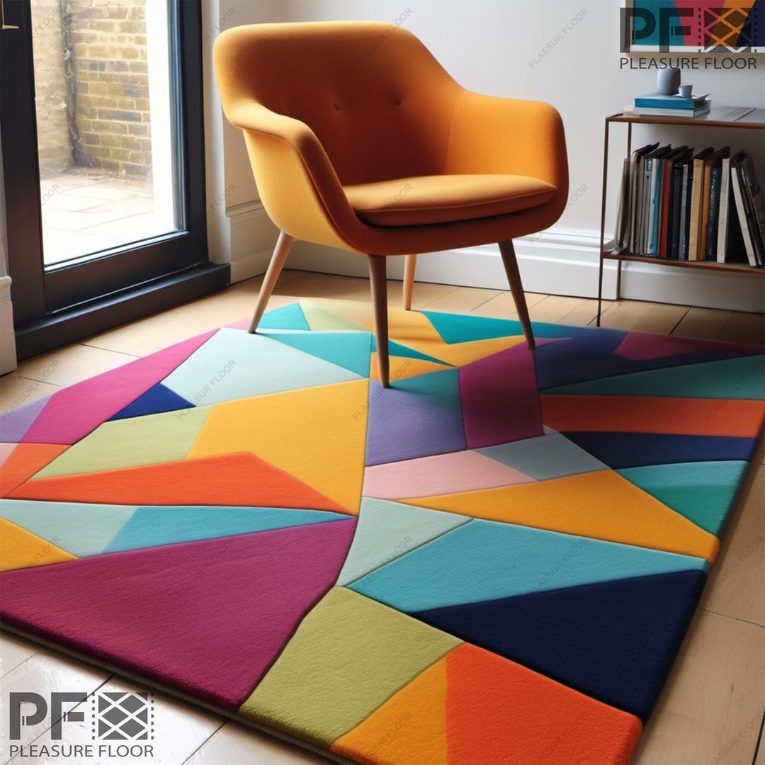Handmade Elegance Modern Design Tufted Wool Area Rug - Stylish Home ...
