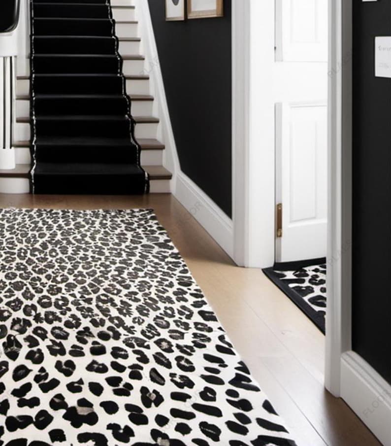 Leopard Design Handmade Designer Rug Custom Carpet Contemporary Premium ...