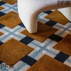Geometric design rug, premium luxury rug, 5x7, 5x8, 8x10, Multiple Sizes Available.