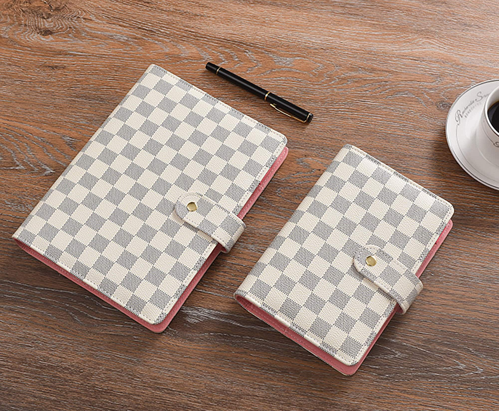 Desk Agenda Cover Damier Ebene - Women - Personalization