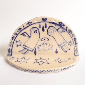 Ceramic altar with angels and eye