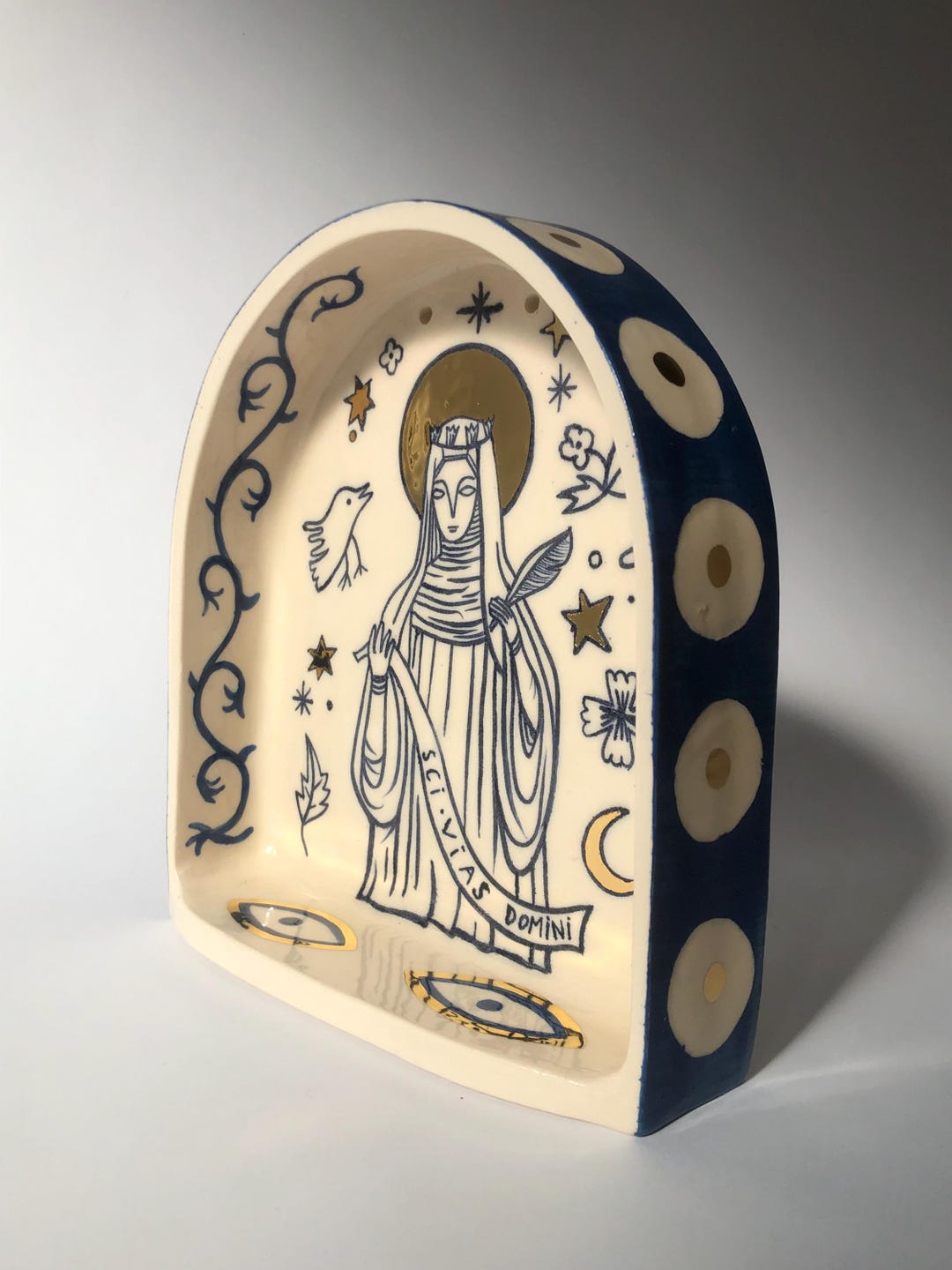 Hildegard Von Bingen Ceramic Shrine Wall Art Altar - Etsy