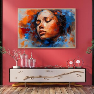 Paintings &quot;Silence&quot; | Wall Decor | HQ Digital Download | Digital Art | Oil Paintings | Home Decor | Printable Art Digital-PDF format