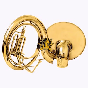 SOUND SAGA® Sousaphone Tuba 24&#39;&#39; Big Bell With All Accessories Including Mouthpiece & Gig bag.