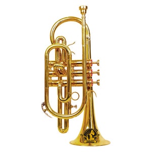 SOUND SAGA® Cornet Trumpet With All Accessories Including Mouthpiece & Case.