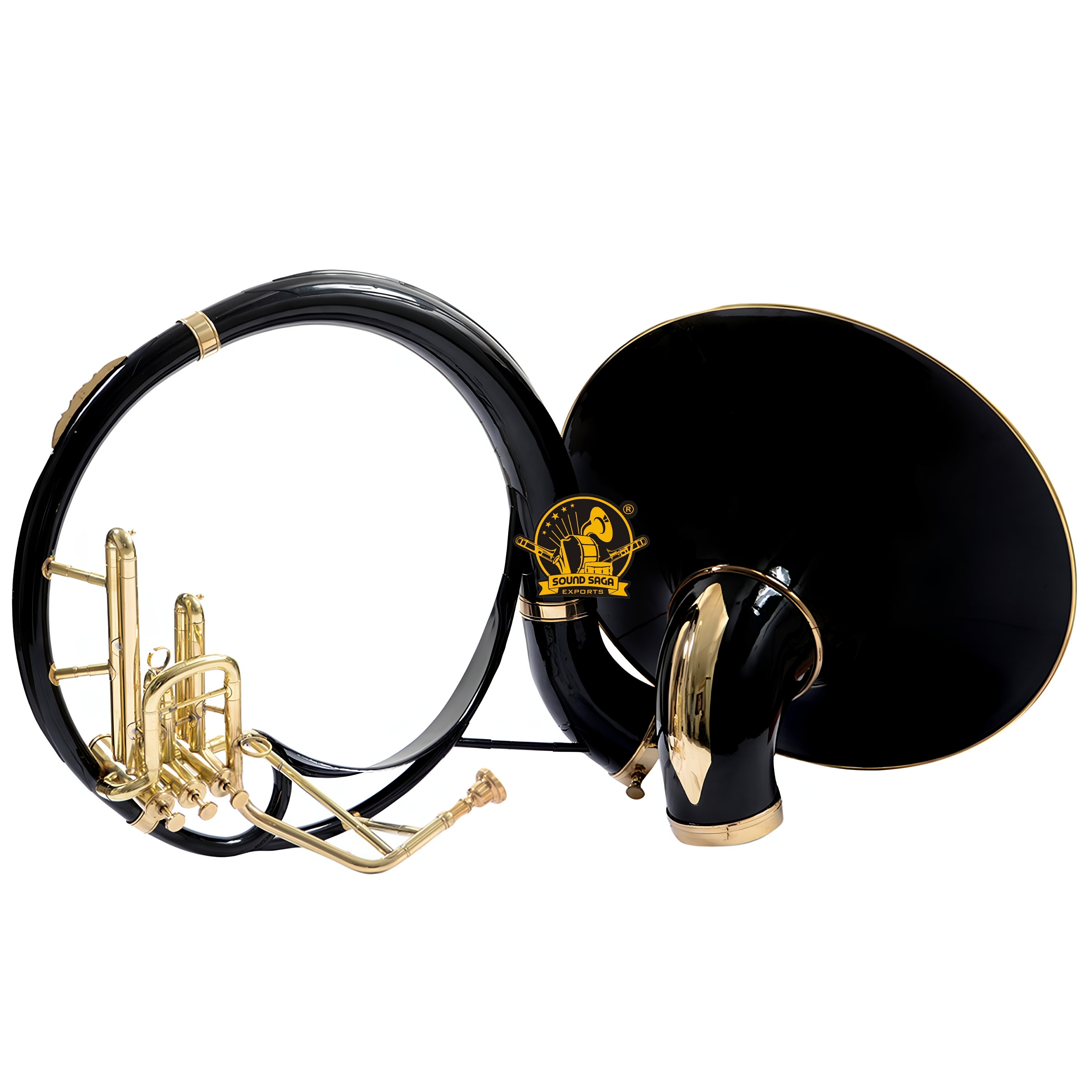 Sousaphone Bb 24 Pouces Noir Avec Sac Et Embouchure – Idéal Débutant