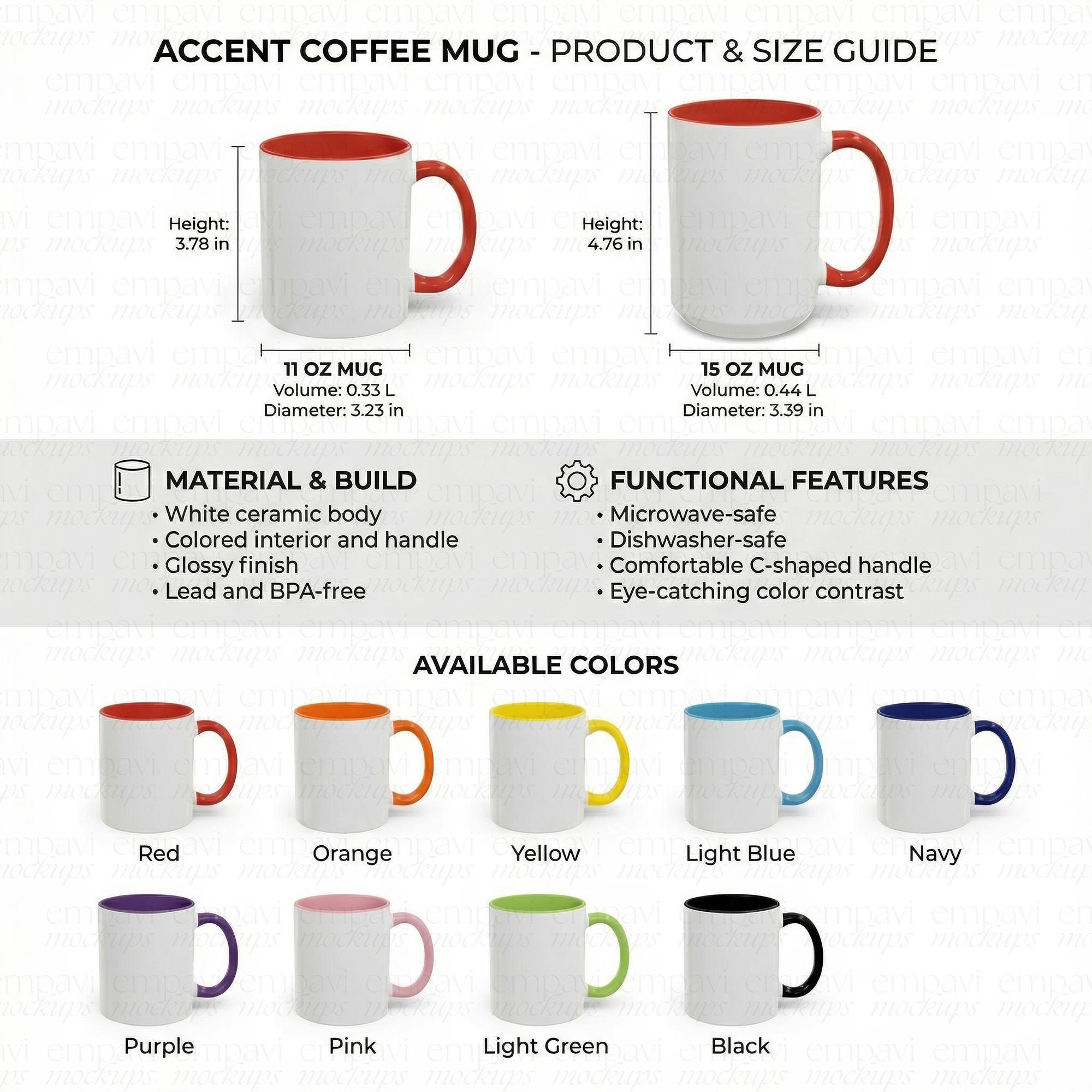 Size 11 Oz Mug - Etsy