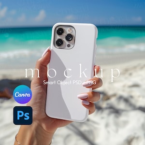Telefonhüllen Mockup, iPhone Hülle Mockup, Handyhülle Mockup, Handyhülle Mockup, Handyhülle Mockup, Handyhülle PSD und Canva PNG