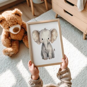 Din A Nursery Frame Mockup, Wall Art Mockup, Frame Mock Up For Kids Room, Nursery Frame Mockup for Canva and Photoshop, Kids Room Mockup