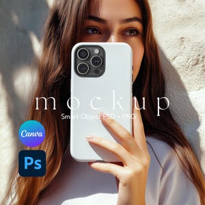 Handyhüllen Mockup, iPhone Hülle Mockup, Handyhülle, Handyhülle Mockups, iPhone Mockup, Canva PNG und Smart Objekt PSD