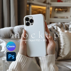 Mockup di custodia per telefono, Mockup di custodia per iPhone, Mockup di iPhone, Mockup di custodia per telefono, Mockup di custodia per telefono PSD e Canva PNG