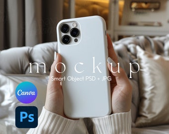 Phone Case Mockup, iPhone Case Mockup, iPhone Mockup, Phone Case Mock Up, Phone Case Mockup PSD and Canva PNG