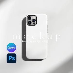 Handyhüllenmodell, Tough Case Mockup, Handyhüllen Mockup, Handyhüllen Mockup, iPhone Case Mockup, iPhone Case Canva PNG und Smart Objekt PSD