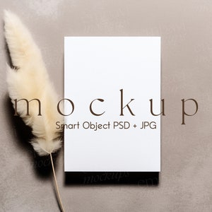 5x7&quot; Card Mockup, Card Mockup, Card Mock Up, Greeting Card Mockup, Postcard Mockup, Invitation Mockup