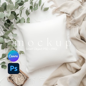 Pillow Mock Up, Printify Pillow Mockup, Throw Pillow Mockup, Pillow Mockup, Pillow Mock Ups