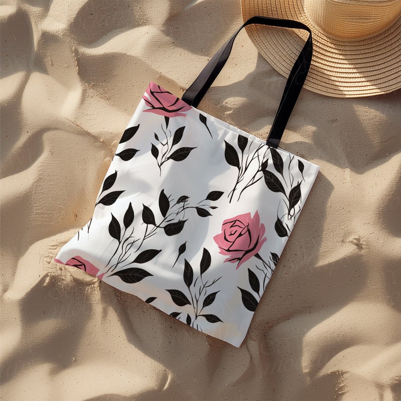 Tote Bag Mockup, AOP Tote Bag Mockup, Tote Mockup, Mockup Tote Bag, Bag Mockup, Smart Object PSD and Canva PNG image 6
