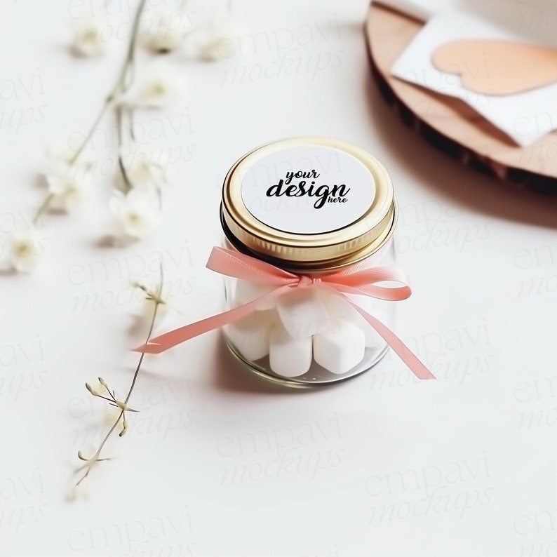 Round Tag Mockup Empty Gift Tag Mockup Wedding Gift Tag Etsy