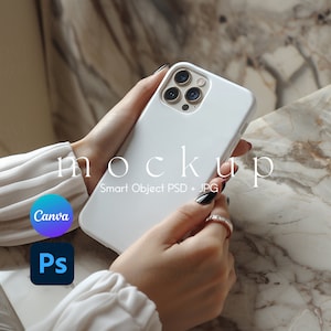 Handyhüllen Mockup, iPhone Hülle Mockup, Handyhülle Mockup PSD und Canva PNG, iPhone Mockup, Handyhülle MockUp
