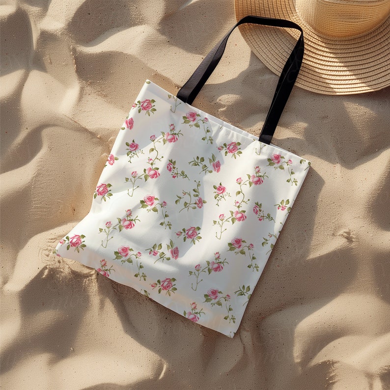 Tote Bag Mockup, AOP Tote Bag Mockup, Tote Mockup, Mockup Tote Bag, Bag Mockup, Smart Object PSD and Canva PNG image 5