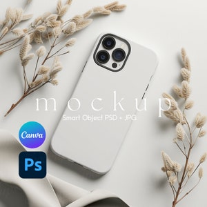 Mockup di custodia rigida per telefono, Mockup di custodia rigida per iPhone, Mockup di iPhone, Mockup di custodia per telefono, Mockup di telefono, Mockup di cover per telefono
