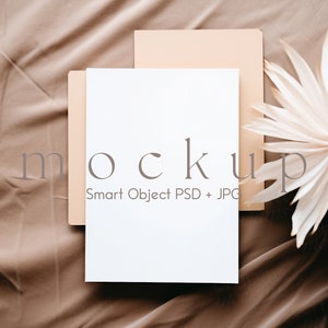 5x7 Card Invitation Mockup, Greeting Card Mockup, Invitation Mockup,  Boho Mockup, Wedding Mockup, 5x7 Card Mockup, Wedding Mockup