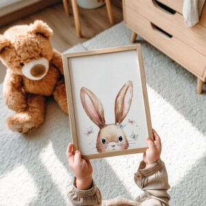 Din A Nursery Frame Mockup, Wall Art Mockup, Frame Mock Up For Kids Room, Nursery Frame Mockup for Canva and Photoshop, Kids Room Mockup
