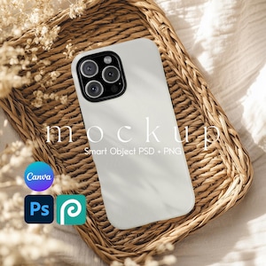 Maquette de coque de portable pour iPhone 16 Pro Max, coque rigide, maquette d'iPhone, modèle de coque pour iPhone, maquette de coque de portable et objet intelligent PSD