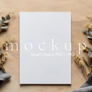 Greeting Card Mockup, 5x7 Card Mockup, Stationery Mockup, Wedding Card Mockup, Invitation Mockup, Blank Card, Stationery Card Mockup