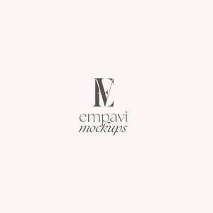 May include: A logo for a company called "empavi mockups" featuring the letters "M" and "E" intertwined.