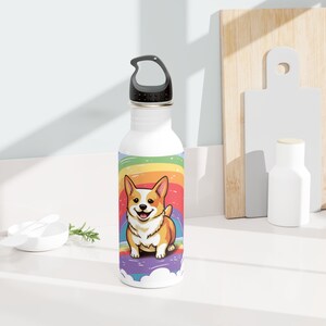 Black & Tan Dachshund Dog Stainless Steel Water Bottle – littlebigpeach