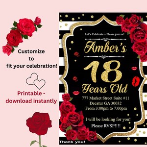 Printable - Celebration - Invitation - Invite - Instant - Download ...