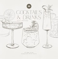 30 Hand Drawn Drink Illustrations | SVG & PNG files | Cocktail Clip Art | Signature Drink Sign Clip Art | Digital Download product logo