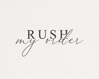 For Carolyn | Rush My Order |  Add to Cart with Desired Listing