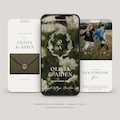 Countryside Wedding Website Template with RSVP | Editable Canva Website product logo