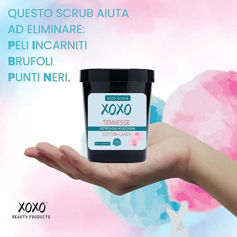 Xoxo Body Scrub Exfoliating Ingrown Hairs Remodeling Anticellulite