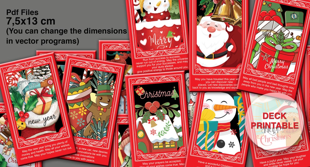 PRINTABLE Christmas Wishes Cards, Digital Download, Christmas Wishes ...