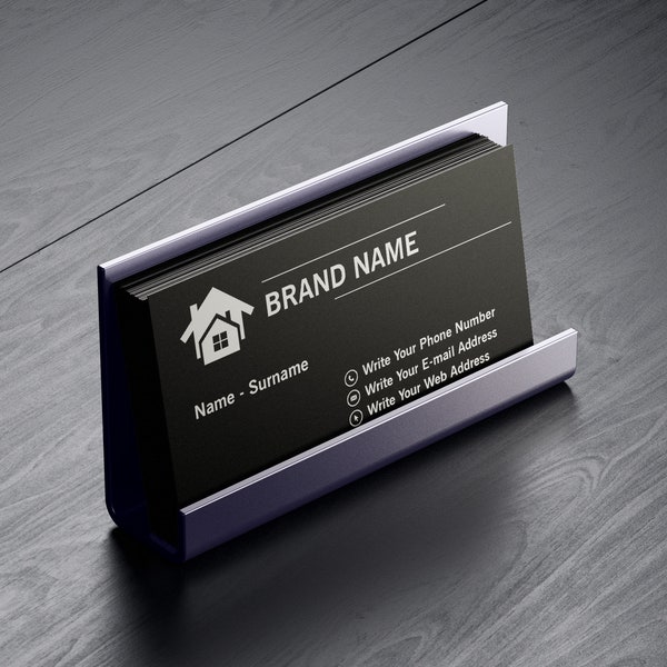 business card realtor - real estate agent business card