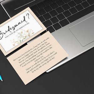 bridesmaid card - Will you be my bridesmaid card