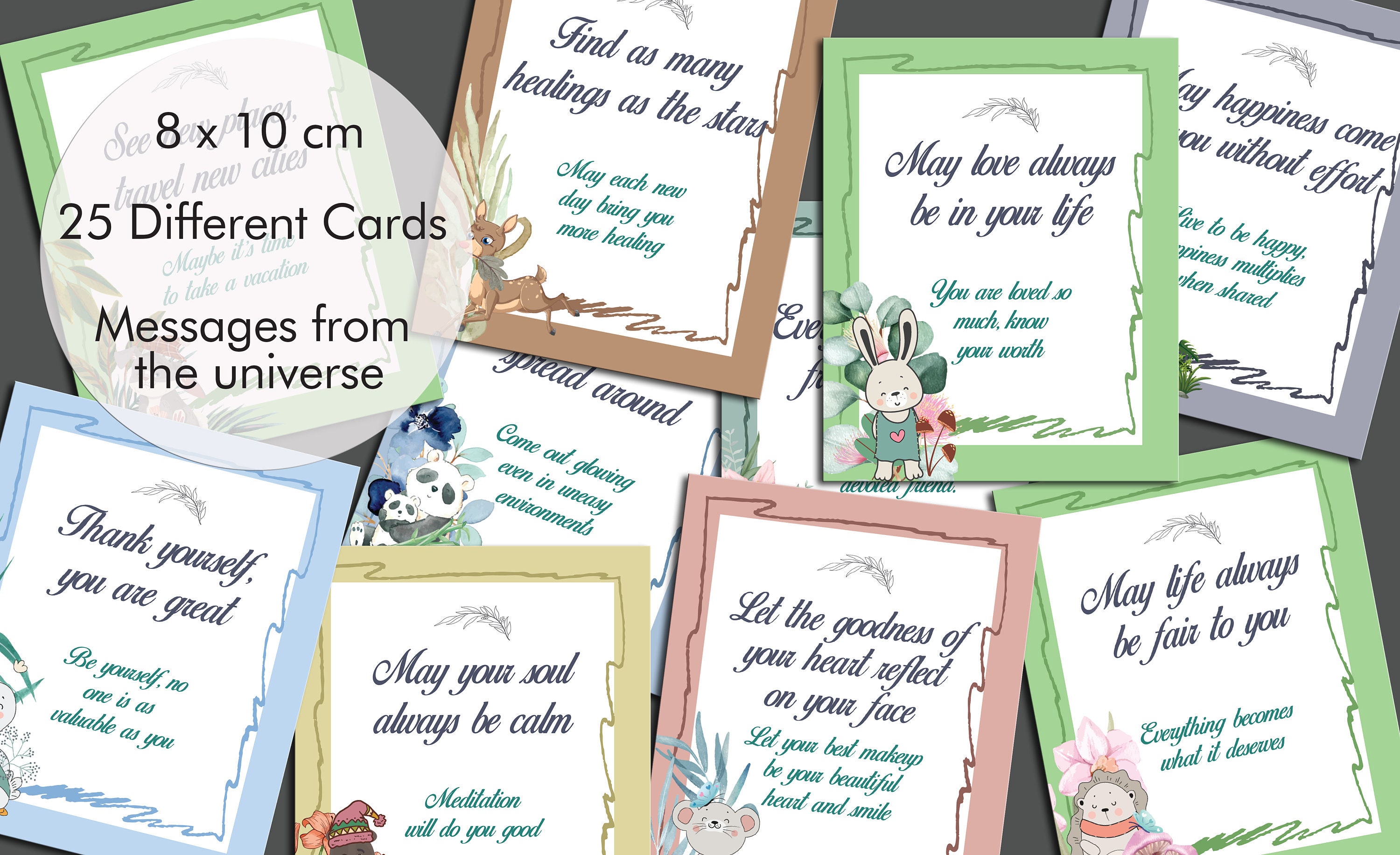 Printable Oracle Cards, Digital Oracle Cards ,digital Oracle Deck, Printable Oracle, Printable ...