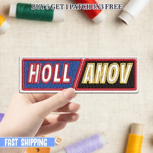 Heated Rivalry Embroidered Patch | Shane Hollander & Ilya Rozanov | MM Hockey Romance Bookish Merch | Iron On Patches