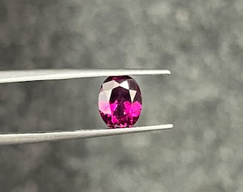 Natural Rodolite Garnet, Faceted Oval, Loose Gemstone, 8X6 MM, Garnet Jewelry, Gift for Women, Rodolite Garnet Ovals,