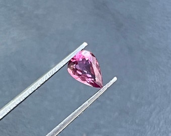 0,80 ct | Pink Turmalin Tropfen | Loser Edelstein | Hervorragende saubere Schleife | AAA-Qualität | 7.5X5.5 MM |