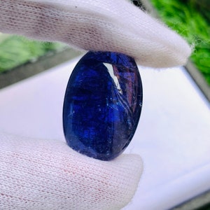 Natural tanzanite gemstone cabochon gemstone for making jewelry