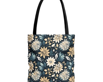 Floral Pattern Tote Bag (AOP)