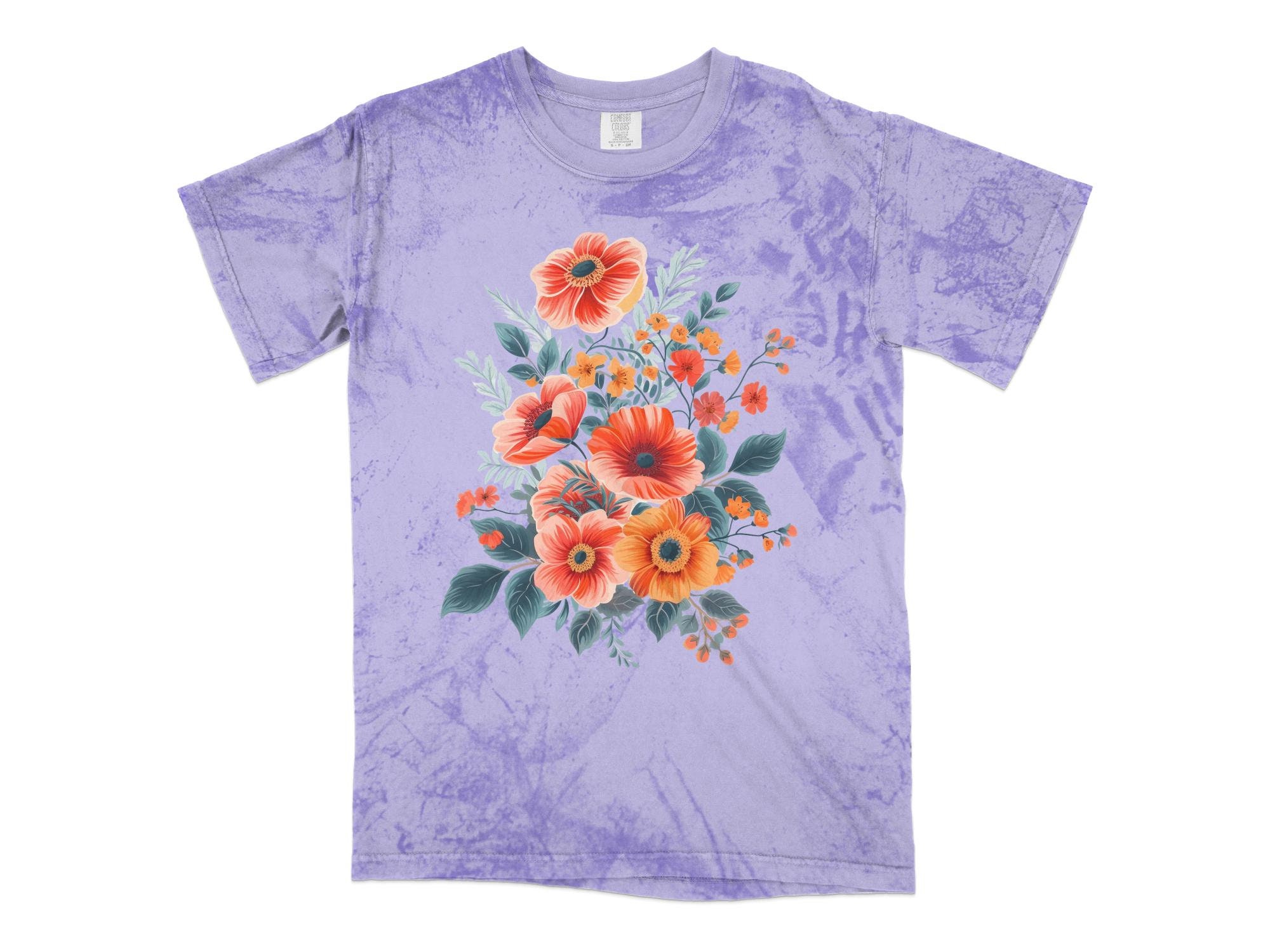 Poppy Floral Print Top
