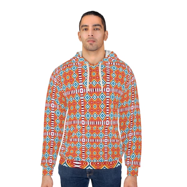 AOP Hoodie - Pattern Print - All-Over Print - Bold and Colorful