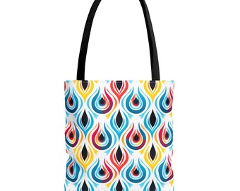 Colorful Pattern Tote Bag (AOP)