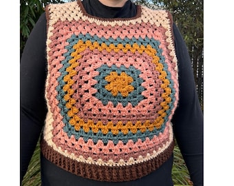 Crochet in a day Retro vest pattern